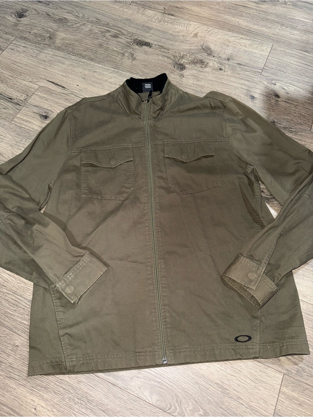 Oakley Olive Utility Field Jacket with Zip Front